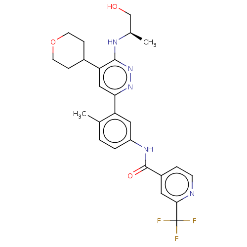 Chemical structure of BindingDB Monomer ID 313684