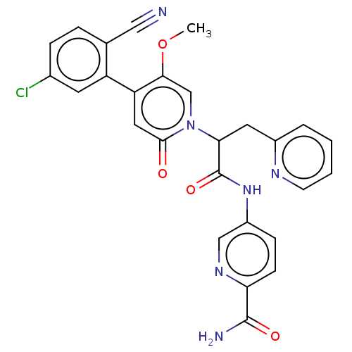 Chemical structure of BindingDB Monomer ID 313701
