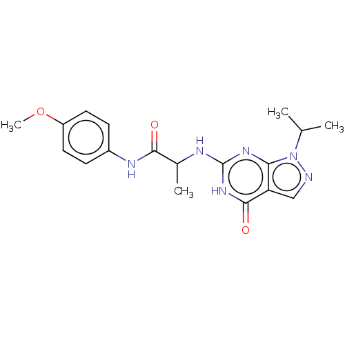 Chemical structure of BindingDB Monomer ID 317136