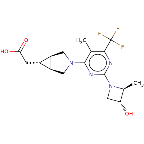 Chemical structure of BindingDB Monomer ID 319600