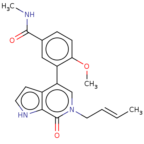 Chemical structure of BindingDB Monomer ID 321393