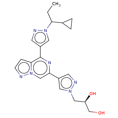Chemical structure of BindingDB Monomer ID 325551