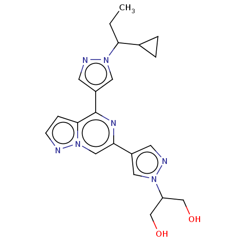 Chemical structure of BindingDB Monomer ID 325553