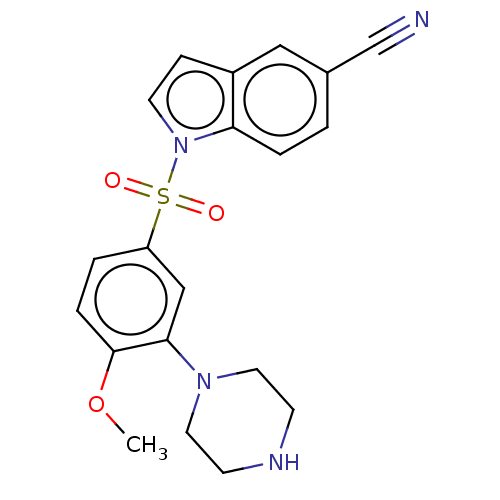 Chemical structure of BindingDB Monomer ID 328375