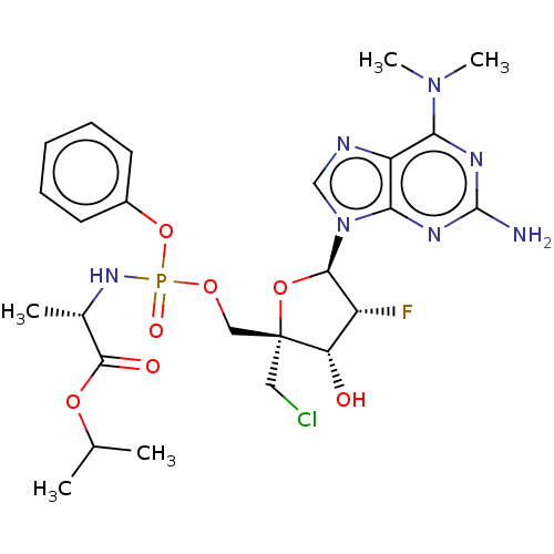 Chemical structure of BindingDB Monomer ID 347276