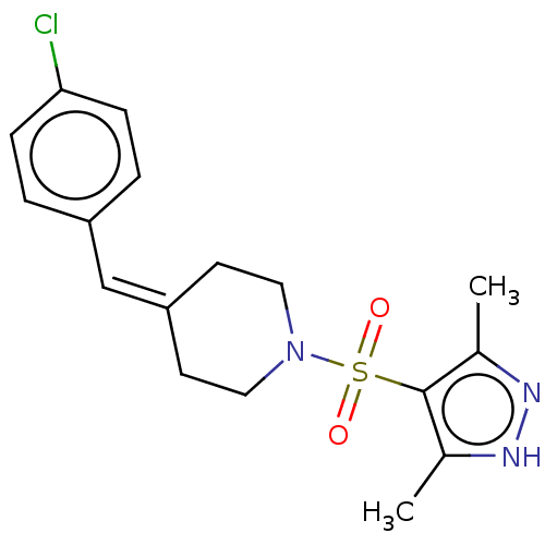Chemical structure of BindingDB Monomer ID 349644