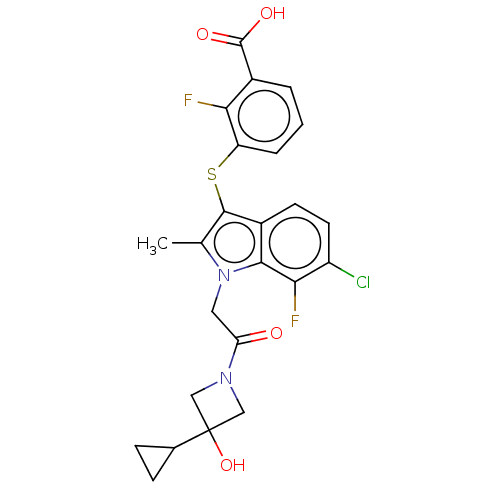 Chemical structure of BindingDB Monomer ID 363034