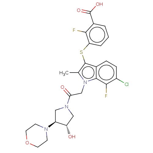 Chemical structure of BindingDB Monomer ID 363036