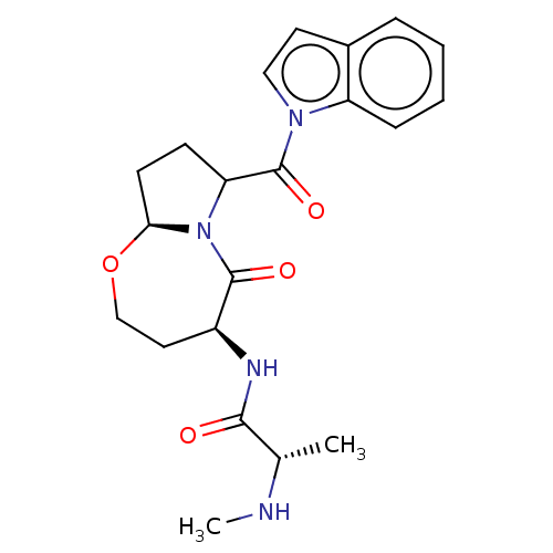 Chemical structure of BindingDB Monomer ID 391827