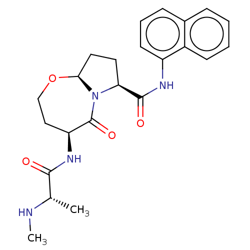 Chemical structure of BindingDB Monomer ID 391830