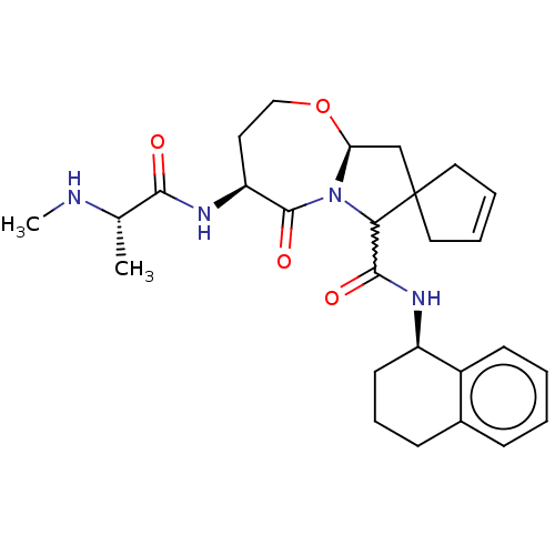 Chemical structure of BindingDB Monomer ID 391847