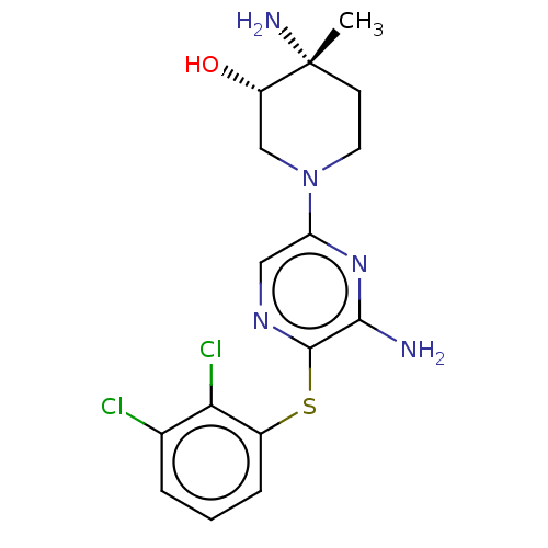 Chemical structure of BindingDB Monomer ID 392343