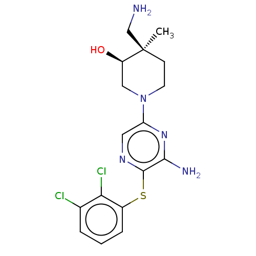 Chemical structure of BindingDB Monomer ID 392345