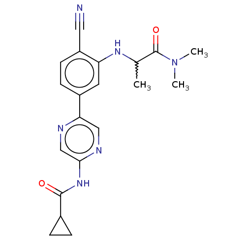 Chemical structure of BindingDB Monomer ID 397634