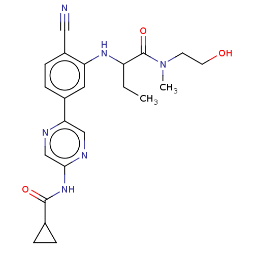 Chemical structure of BindingDB Monomer ID 397660