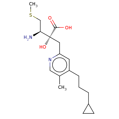 Chemical structure of BindingDB Monomer ID 401317