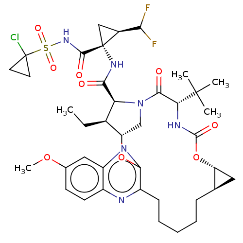 Chemical structure of BindingDB Monomer ID 403665