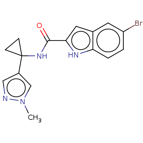 Chemical structure of BindingDB Monomer ID 406345