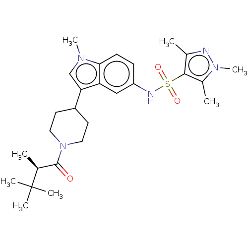 Chemical structure of BindingDB Monomer ID 411410