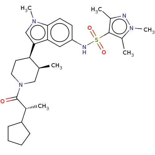 Chemical structure of BindingDB Monomer ID 411416