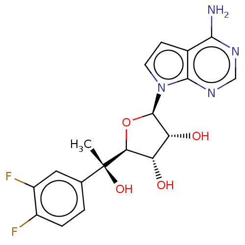 Chemical structure of BindingDB Monomer ID 415573