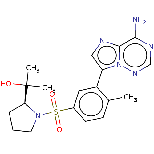 Chemical structure of BindingDB Monomer ID 421170