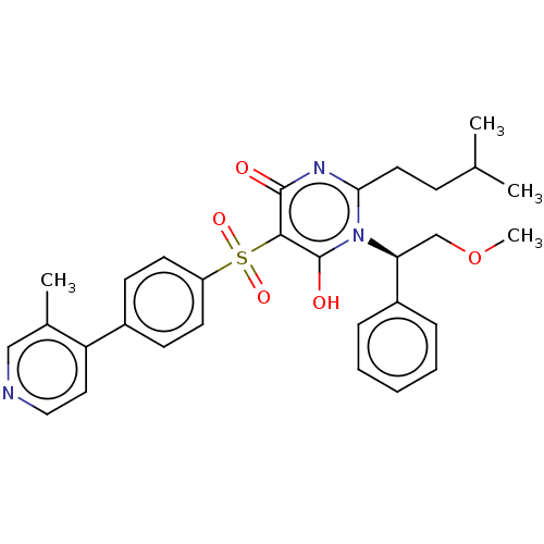 Chemical structure of BindingDB Monomer ID 422284