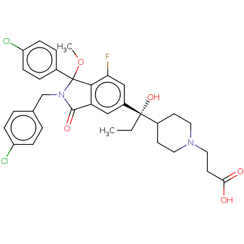 Chemical structure of BindingDB Monomer ID 427196