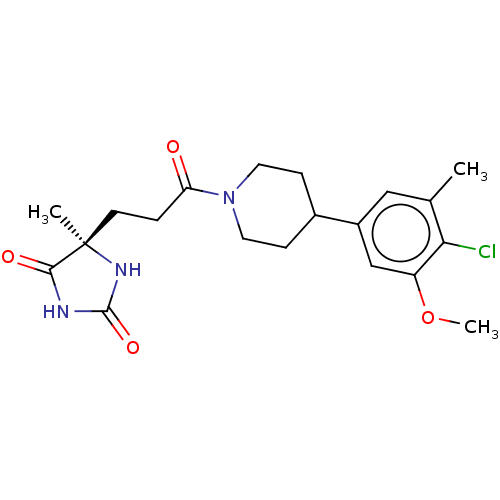 Chemical structure of BindingDB Monomer ID 429774
