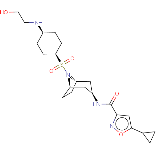 Chemical structure of BindingDB Monomer ID 433063