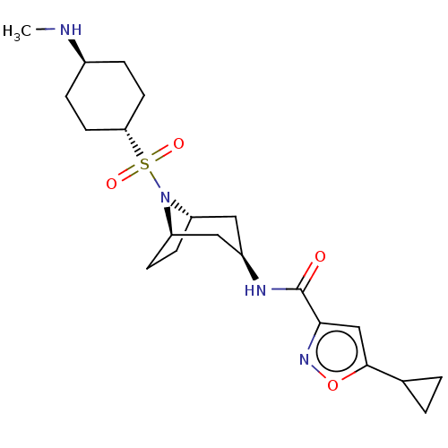 Chemical structure of BindingDB Monomer ID 433082