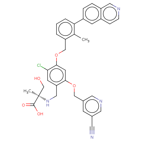 Chemical structure of BindingDB Monomer ID 436116