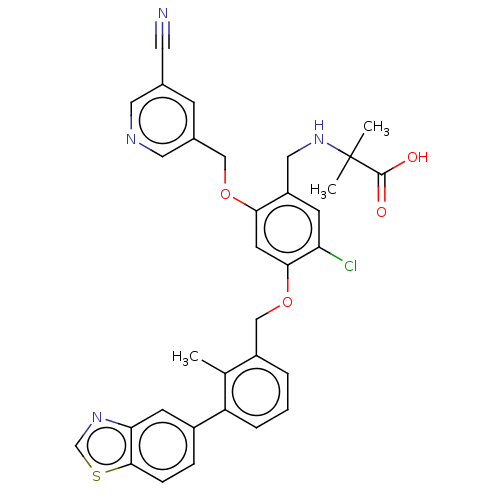 Chemical structure of BindingDB Monomer ID 436134