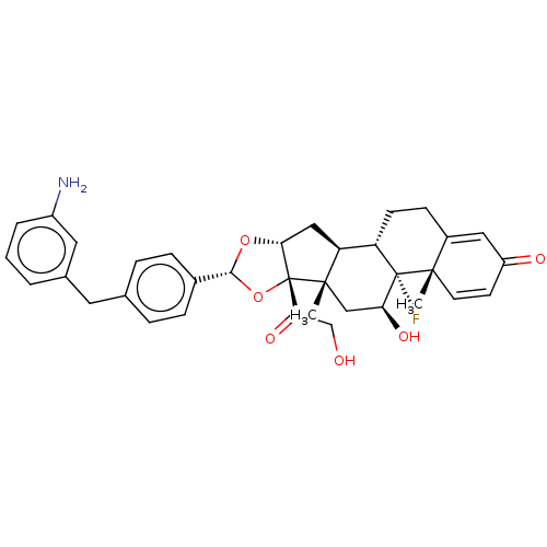 Chemical structure of BindingDB Monomer ID 445034