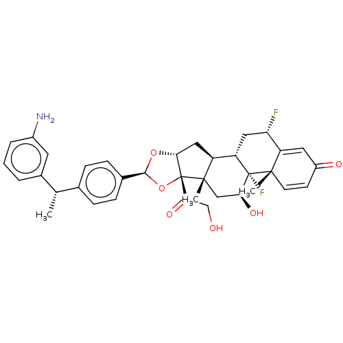 Chemical structure of BindingDB Monomer ID 445042