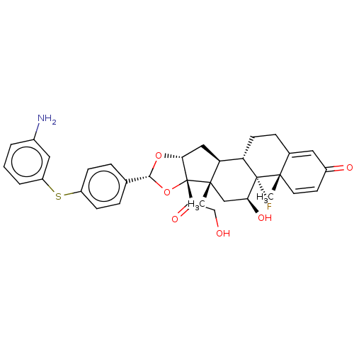 Chemical structure of BindingDB Monomer ID 445047