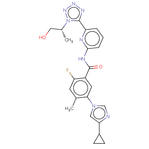 Chemical structure of BindingDB Monomer ID 445410