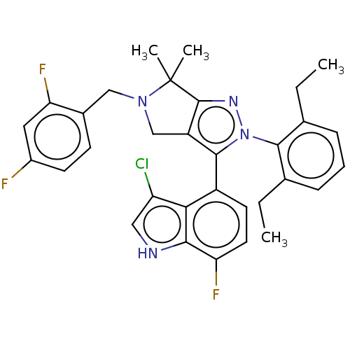 Chemical structure of BindingDB Monomer ID 445612