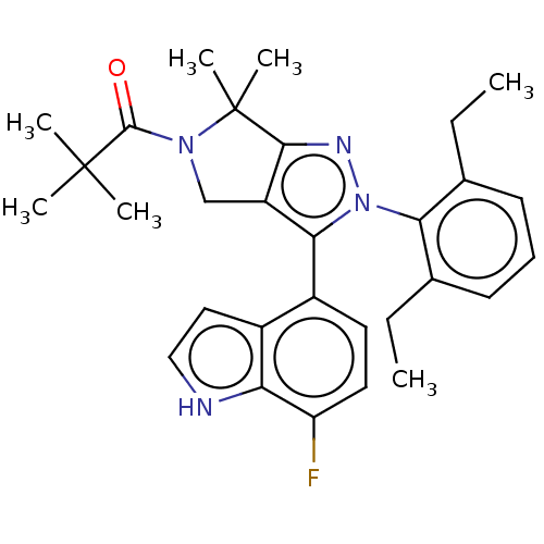 Chemical structure of BindingDB Monomer ID 445628