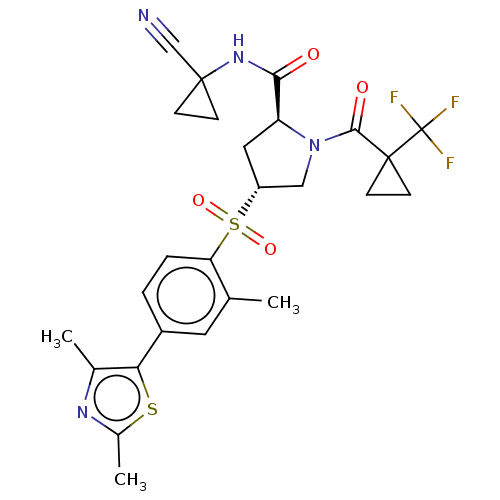 Chemical structure of BindingDB Monomer ID 447452