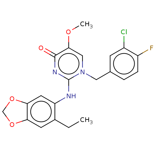 Chemical structure of BindingDB Monomer ID 460367