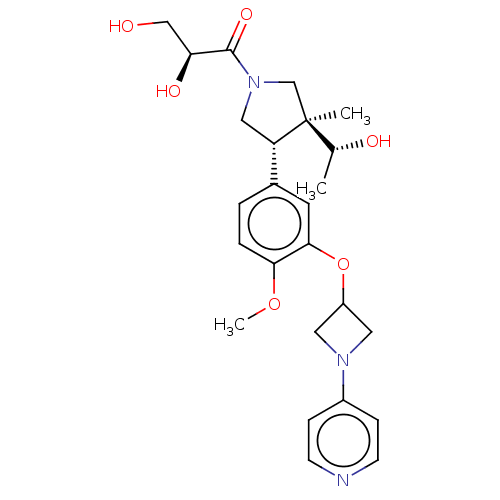 Chemical structure of BindingDB Monomer ID 463558