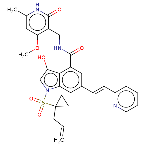 Chemical structure of BindingDB Monomer ID 464548