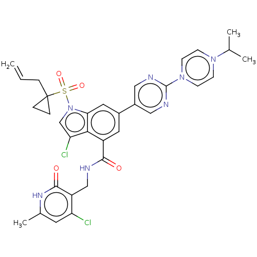 Chemical structure of BindingDB Monomer ID 464555