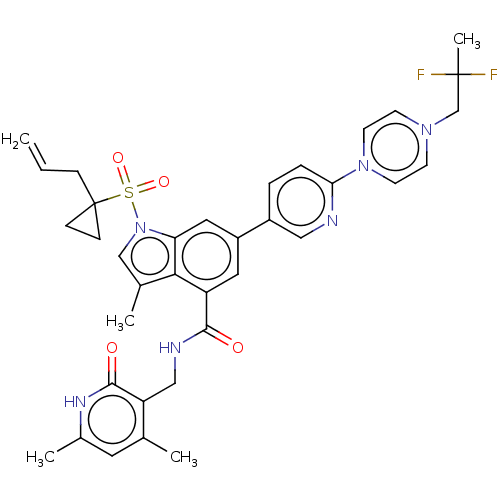 Chemical structure of BindingDB Monomer ID 464556