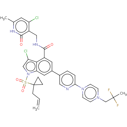 Chemical structure of BindingDB Monomer ID 464558