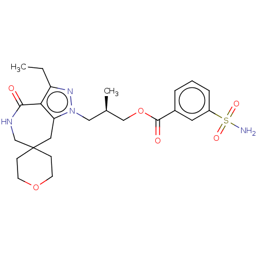 Chemical structure of BindingDB Monomer ID 481421