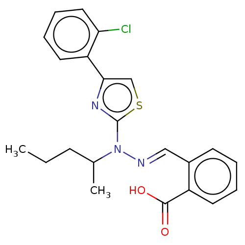 Chemical structure of BindingDB Monomer ID 482801