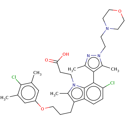 Chemical structure of BindingDB Monomer ID 487562