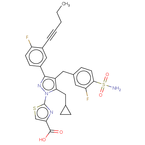 Chemical structure of BindingDB Monomer ID 489157